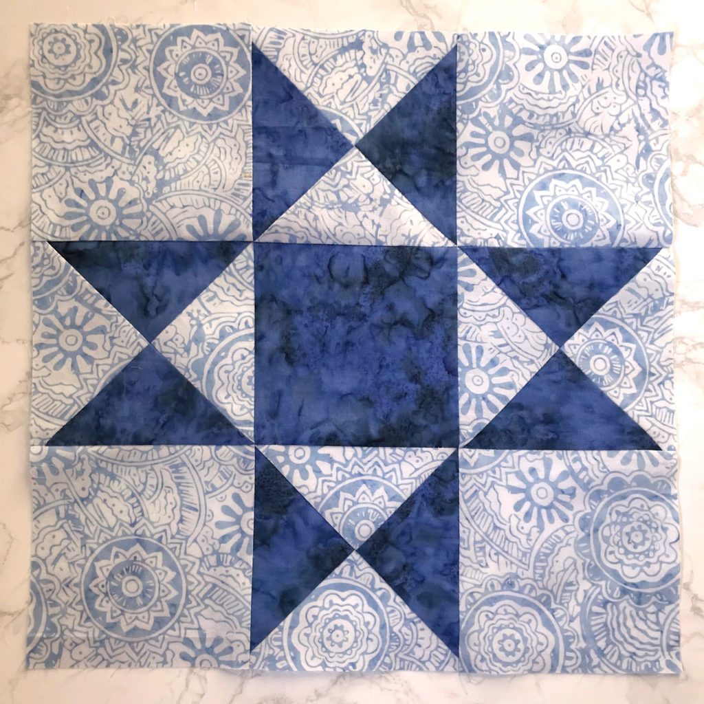 April Block for the Patterns By Jen 2019 Monthly Color Challenge - createwithclaudia
