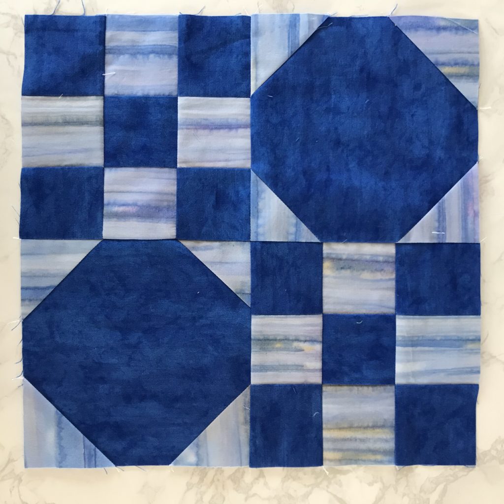 June monthly color challenge block for the Patterns by Jen event.