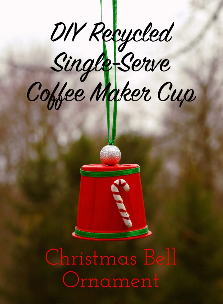 DIY Recycled Single Serve Christmas Bell - createwithclaudia.com