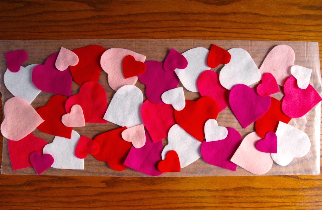 Valentines Day Hearts - No Sew Craft 