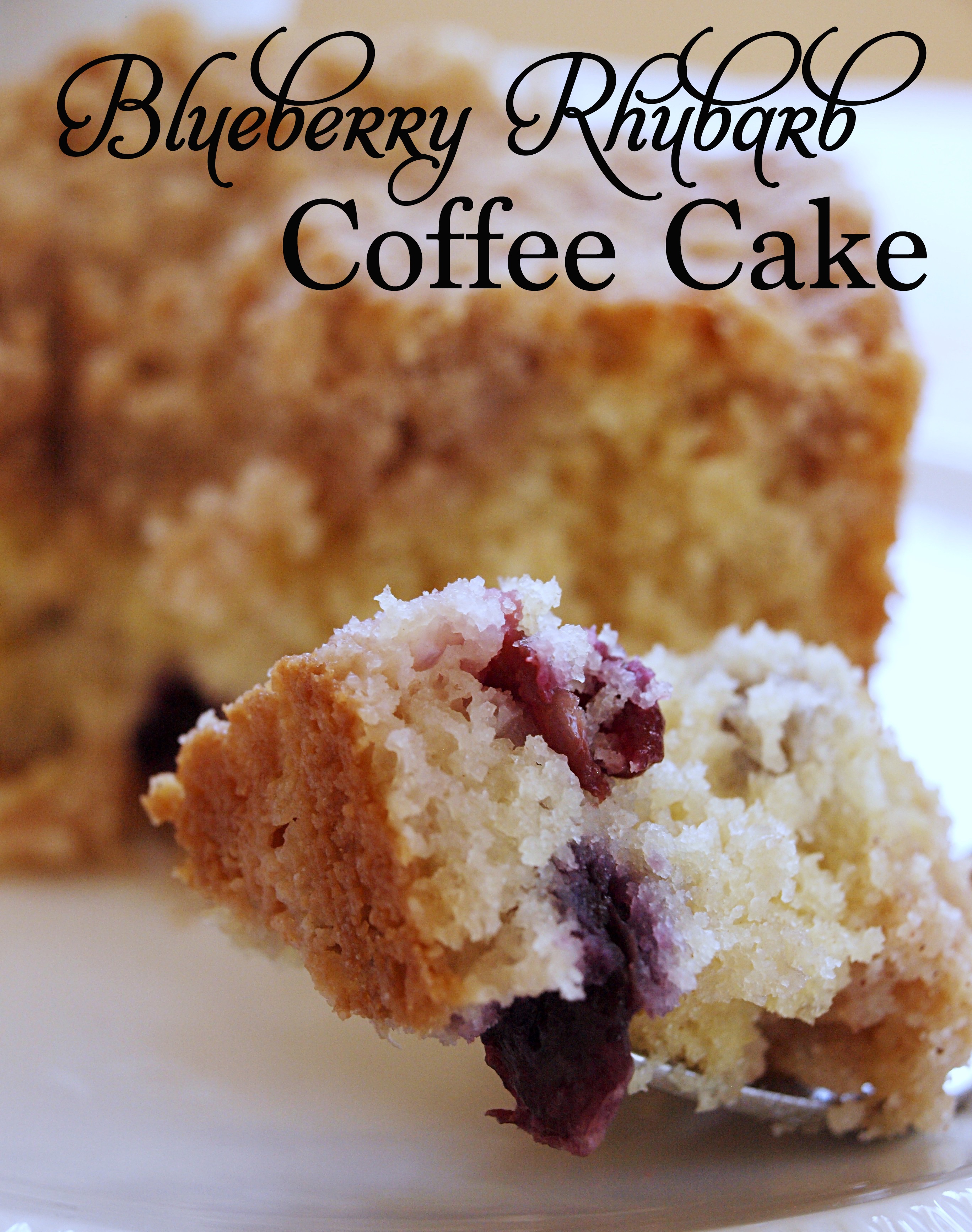 Blueberry Rhubarb Coffee Cake - createwithclaudia.com