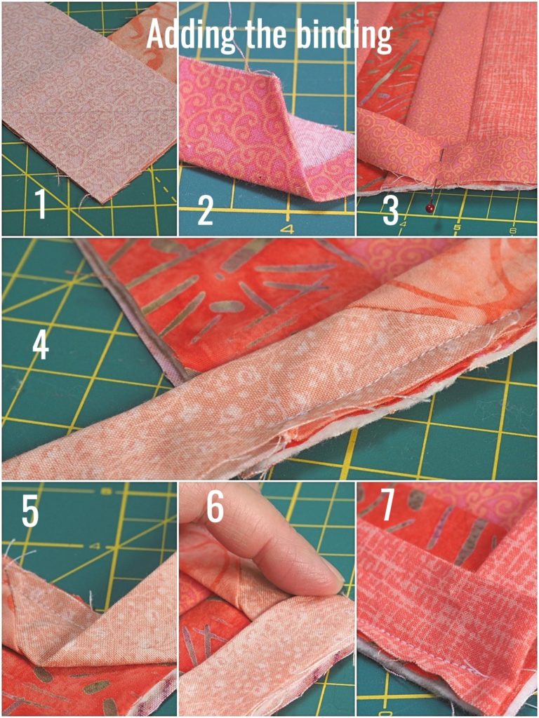 Ombré (Gradient) Quilt-As-You-Go Table Runner Tutorial - createwithclaudia.com