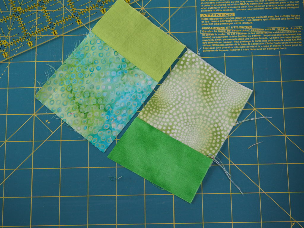 DIY tutorial on how to create fabric yardage out of scrap fabric pieces.  createwithclaudia.com 