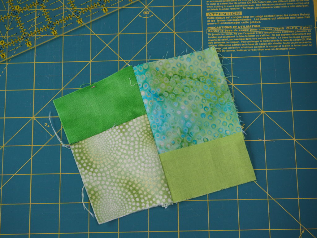 DIY tutorial on how to create fabric yardage out of scrap fabric pieces.  createwithclaudia.com 