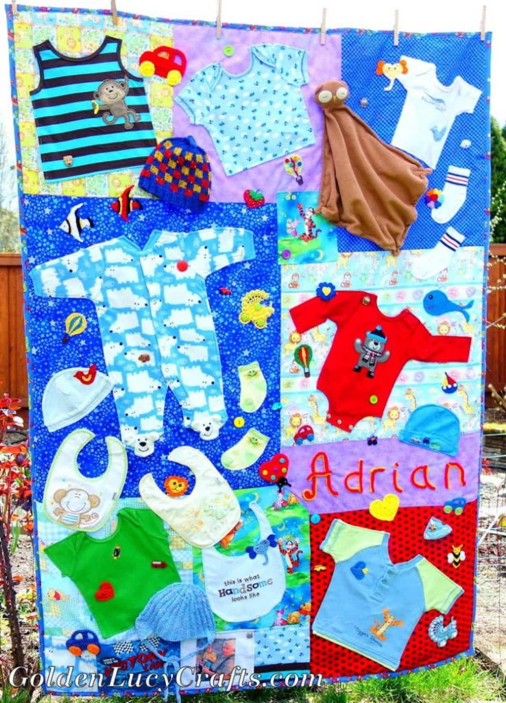 Baby Clothes Quilt