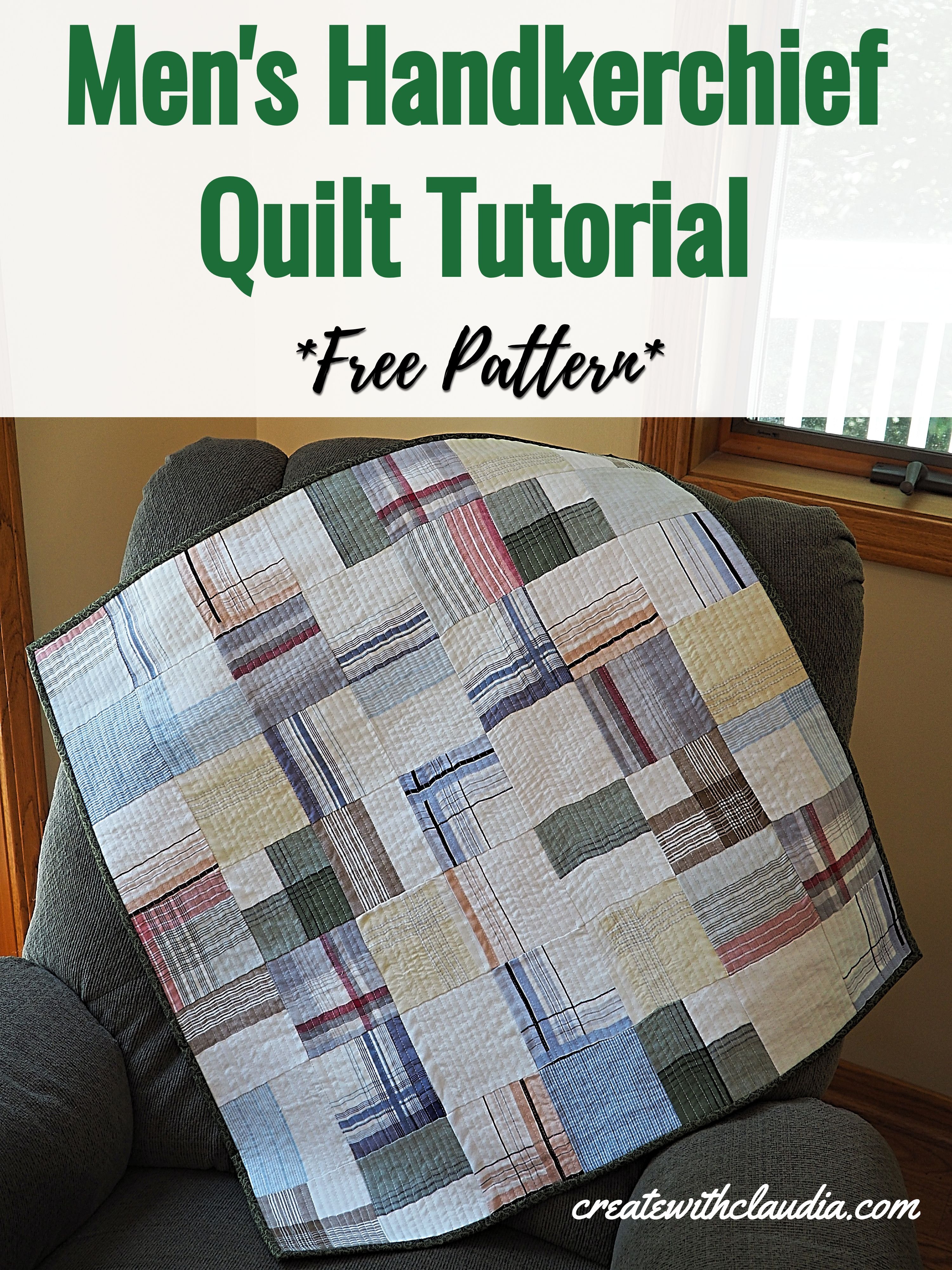 How To Cut Plaids for Squares & Rectangles for Quilting With Men's