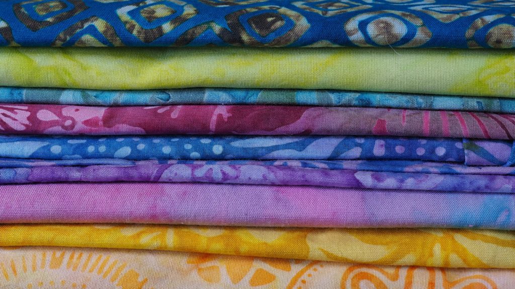 Beautiful Saturated Colors of Batiks