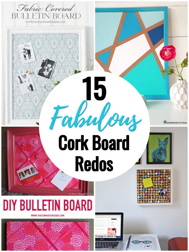 Fabulous Cork Board Transformations - Create with Claudia