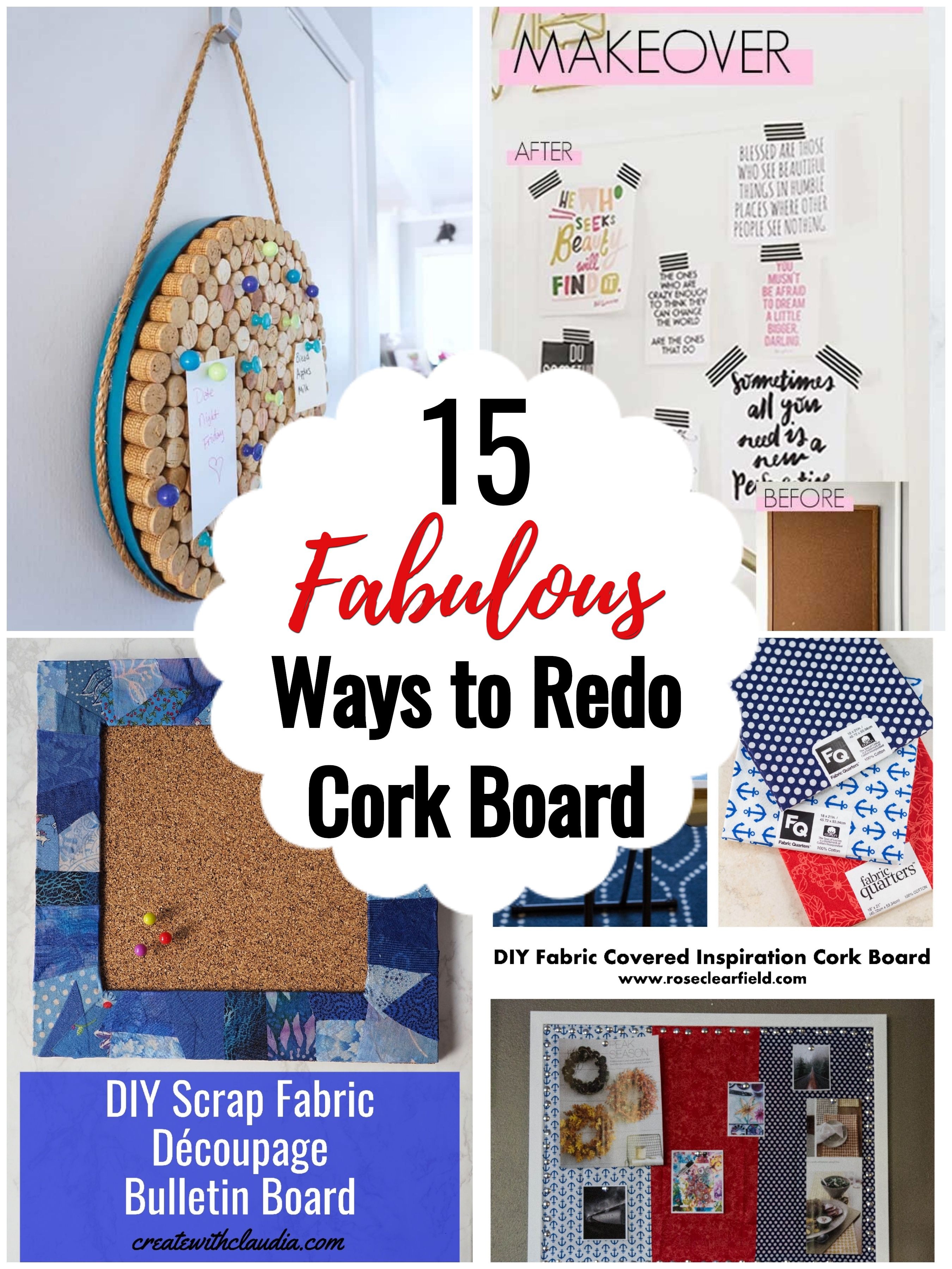 Miniature cork board with notes │ Diy miniature cork sheet