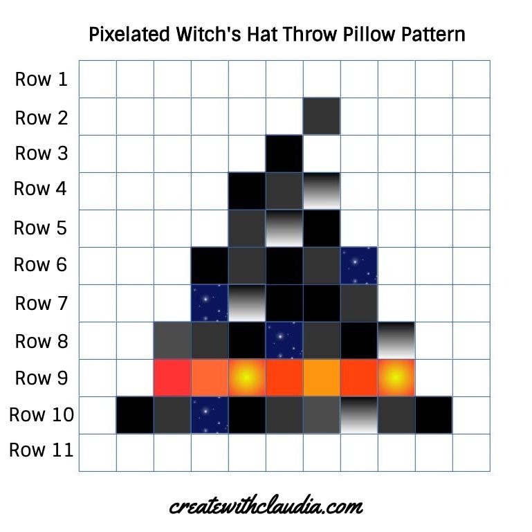 Witch's Hat Pillow Pattern 