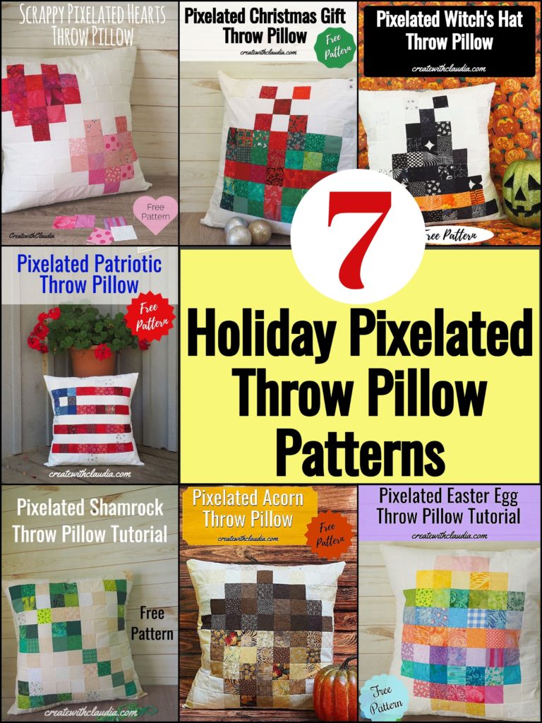 Seven Festive Holiday Throw Pillow Patterns