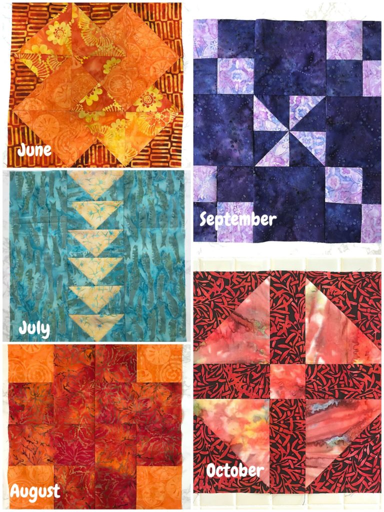 Entries for the Patterns by Jen 2019 Monthly Color Challenge