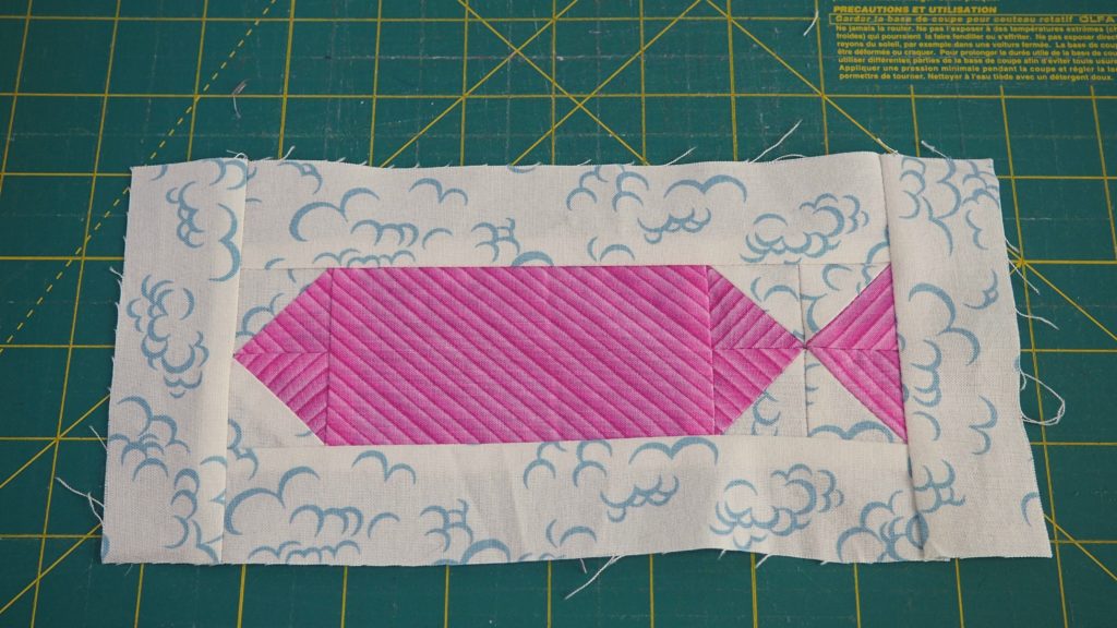 Scrappy Swimming Fish Quilt Block - Free Pattern