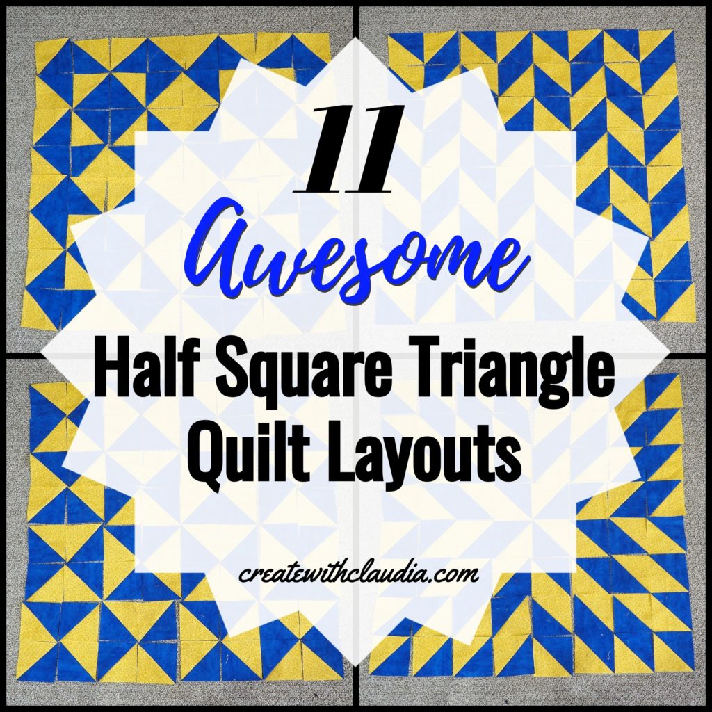 11 Awesome Half Square Triangle Patterns for Quilts