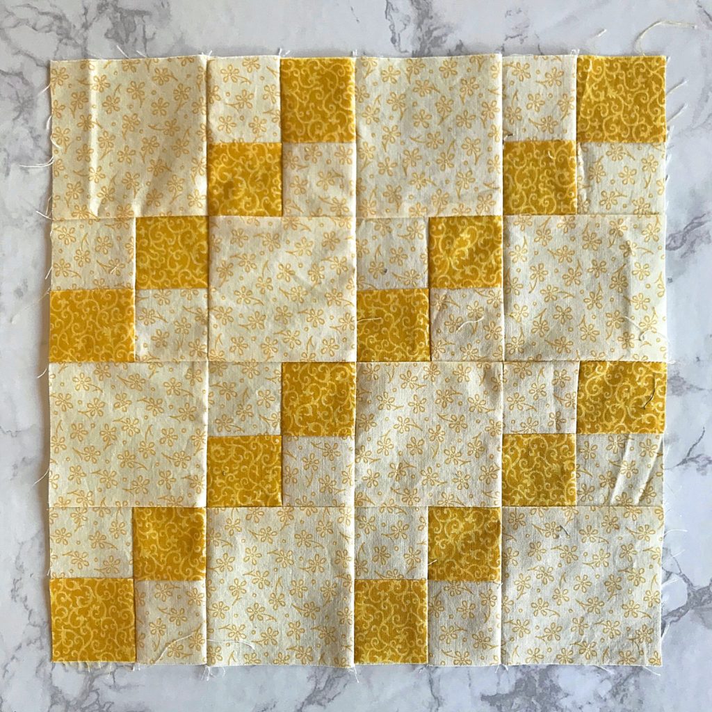 January Monthly Color Challenge Block