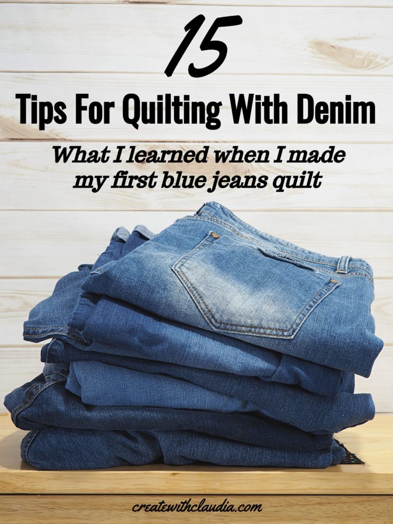 Make a Gorgeous Denim Quilt From Blue Jeans