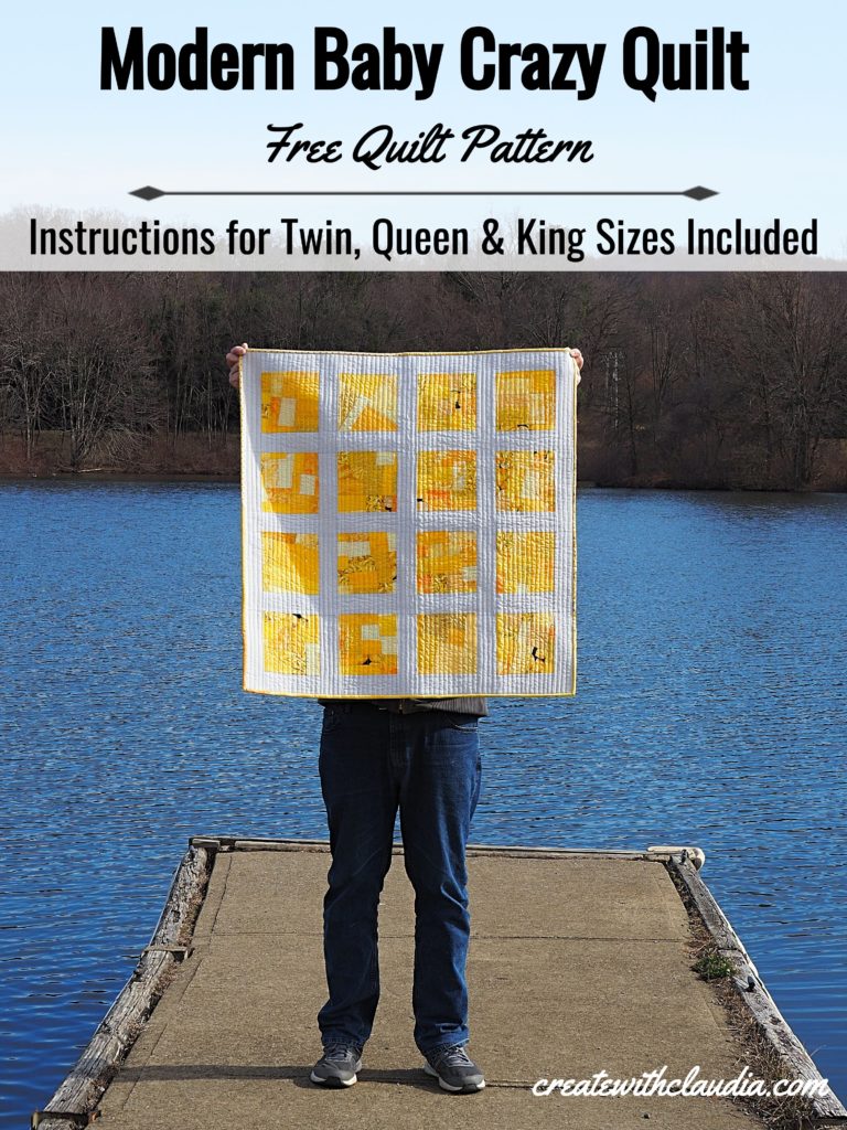 Modern Baby Crazy Quilt Pattern - Free Quilt Pattern