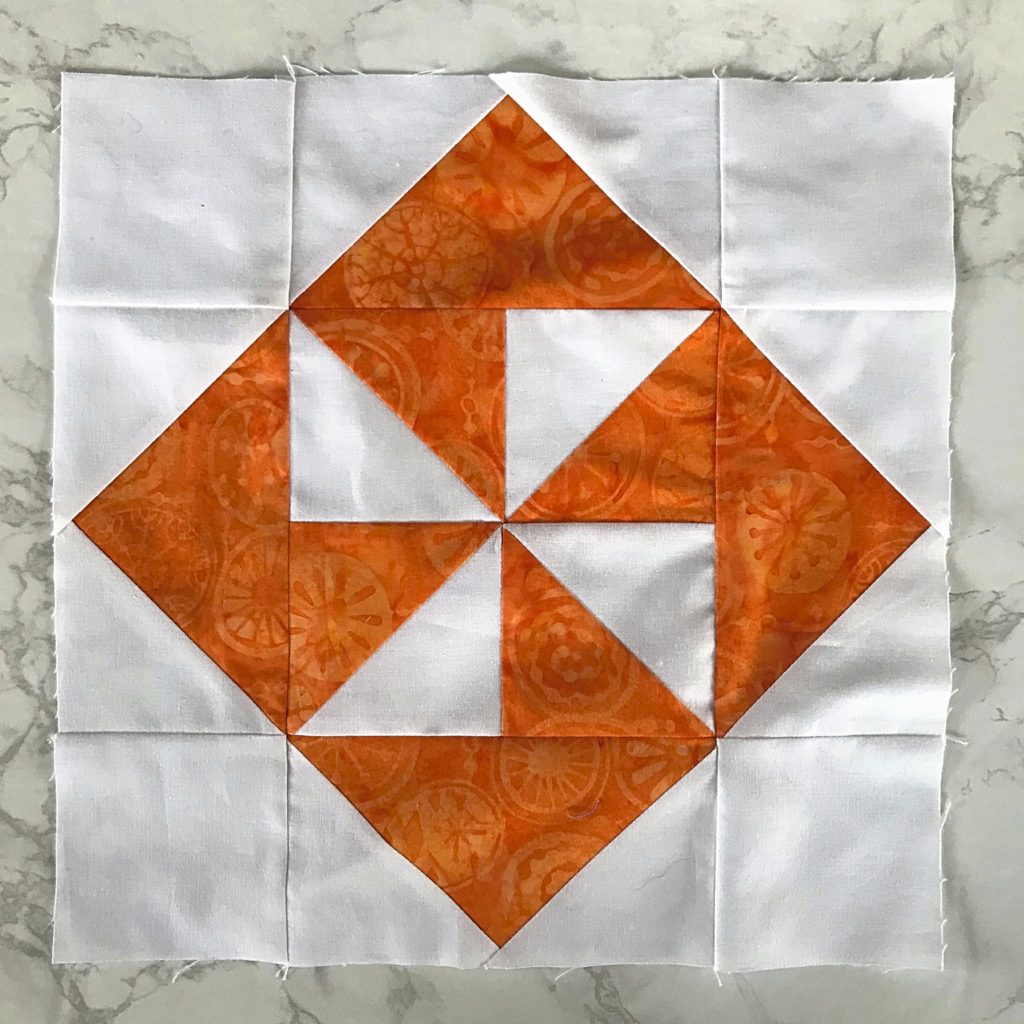 March monthly color challenge block for the Patterns by Jen 2020 quilt along