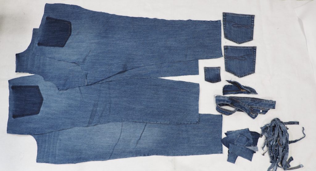 How to Take Apart Jeans for use in Quilts and Crafts - Create with Claudia