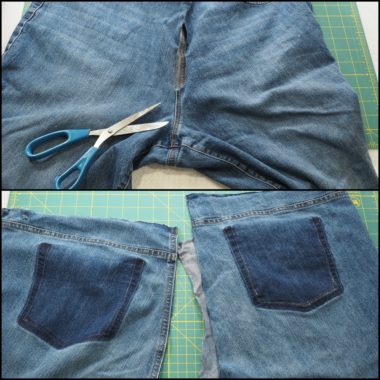 How to Take Apart Jeans for use in Quilts and Crafts - Create with Claudia