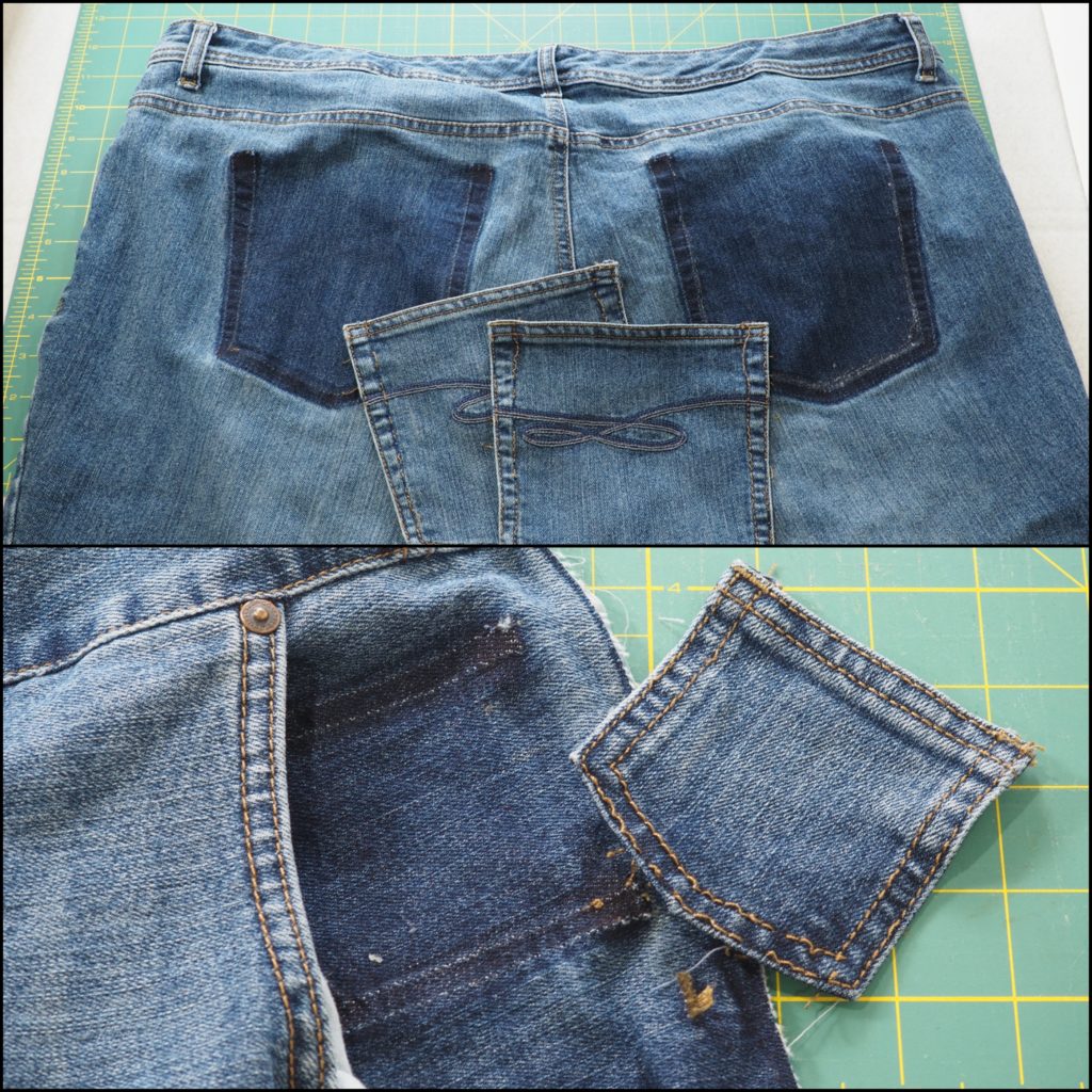 How to Take Apart Jeans for use in Quilts and Crafts - Create with Claudia
