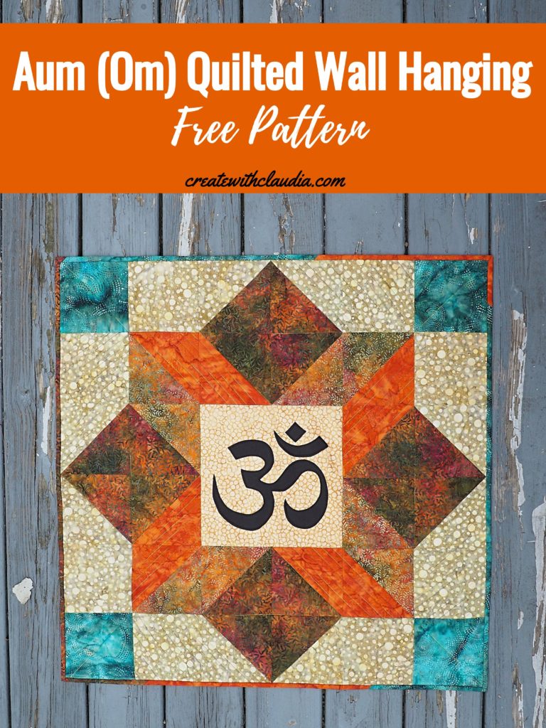 Aum (Om) Quilt Pattern - Free pattern and tutorial