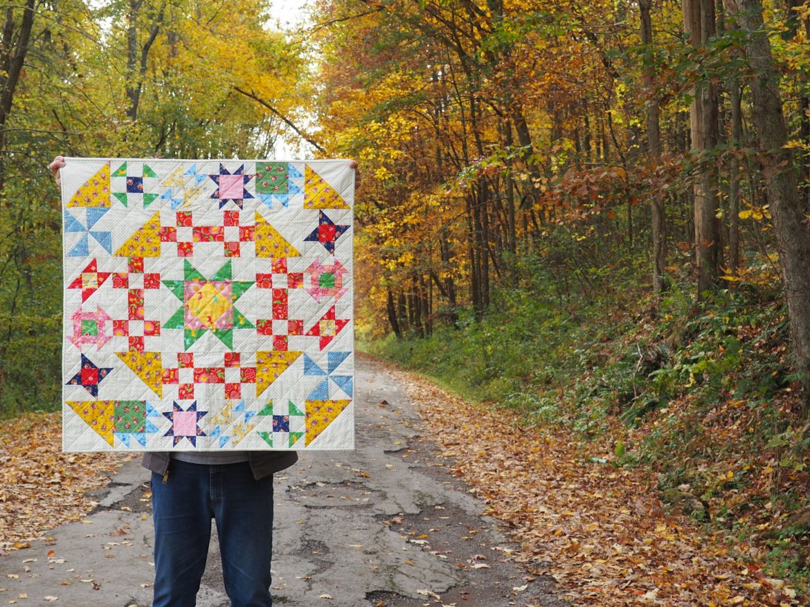 The 2020 Create with Claudia Mystery Quilt Along Pattern Sparkling