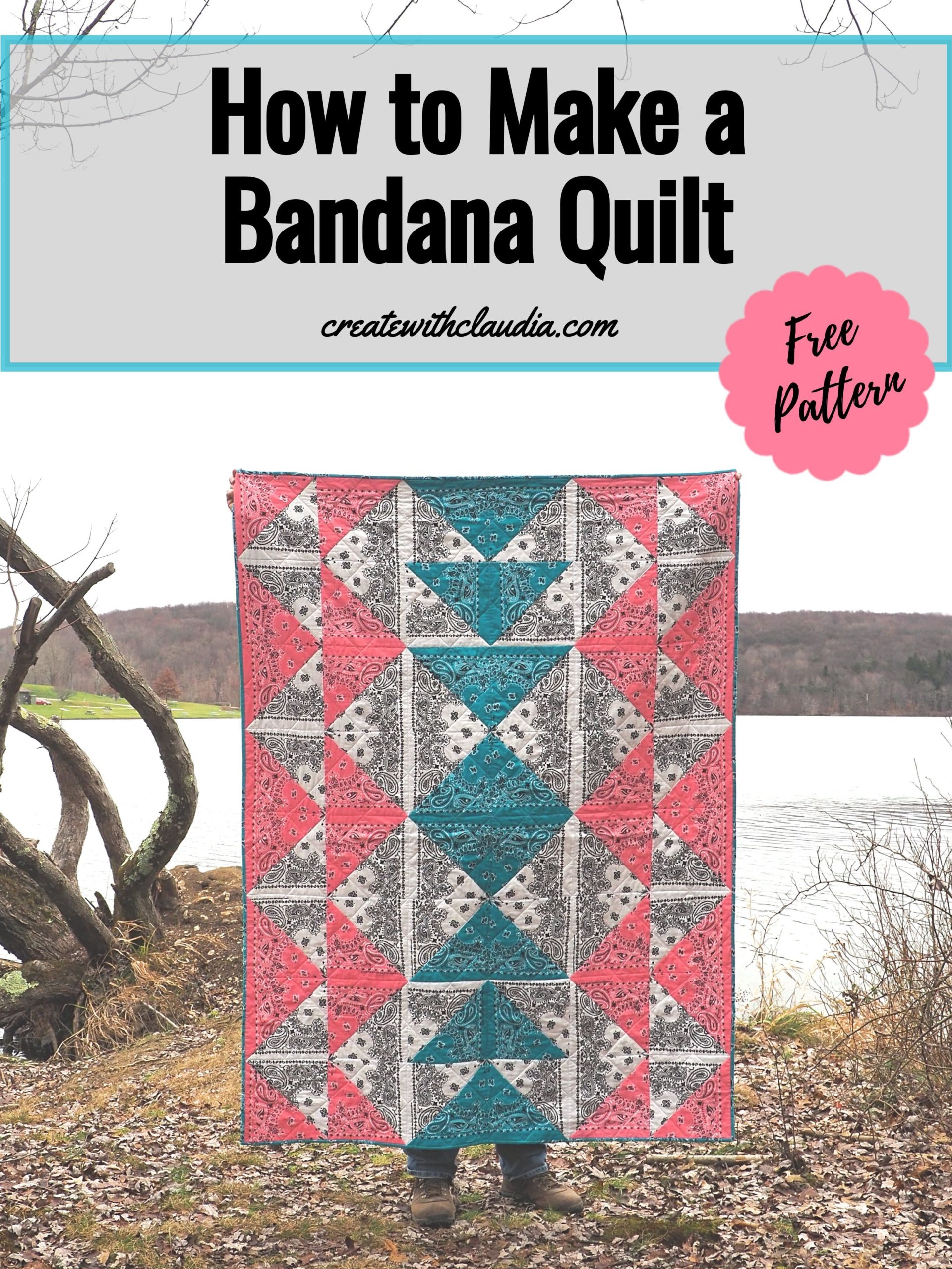 Bandana quilts top and throws