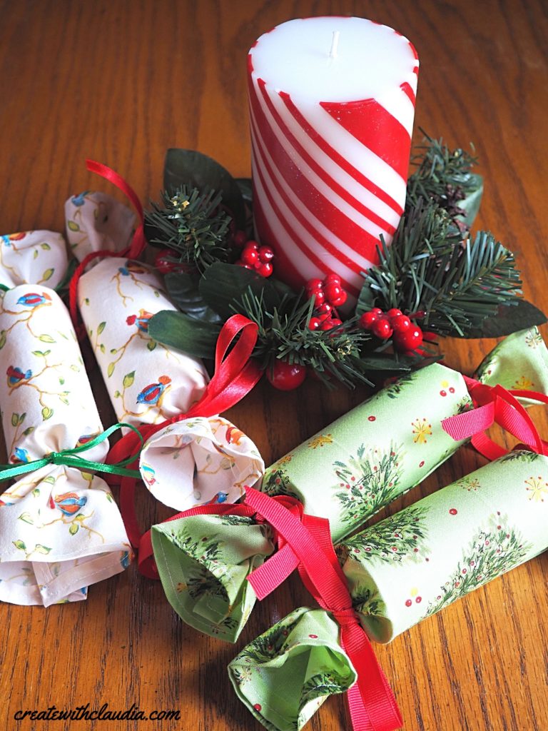 How to Make a Fabric Christmas Cracker