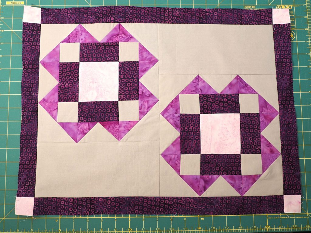 quilted batik placemats pattern