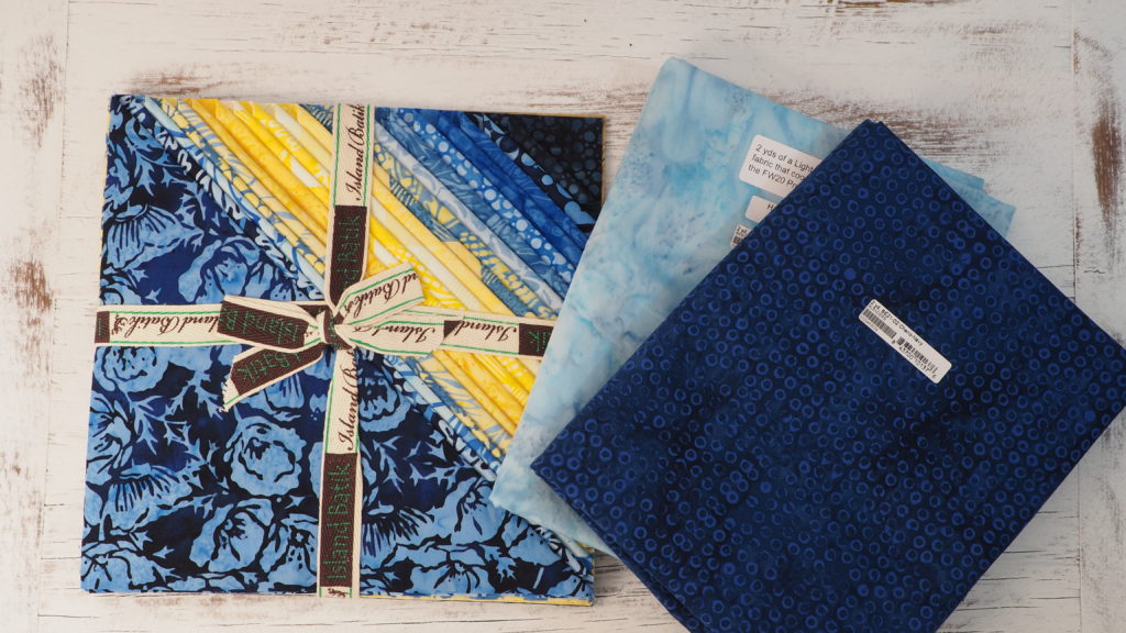 quilting with the accuquilt and Island Batik