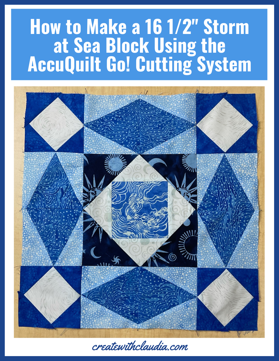  AccuQuilt GO! Square-5 (4 1/2 Finished) Fabric Cutting Die  for Quilting, Sewing, and Crafting DIY Projects