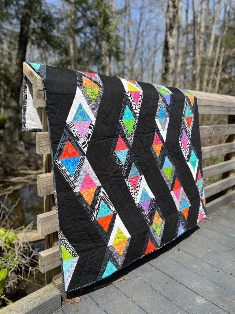 Triangle Tricks Quilting with Island Batik