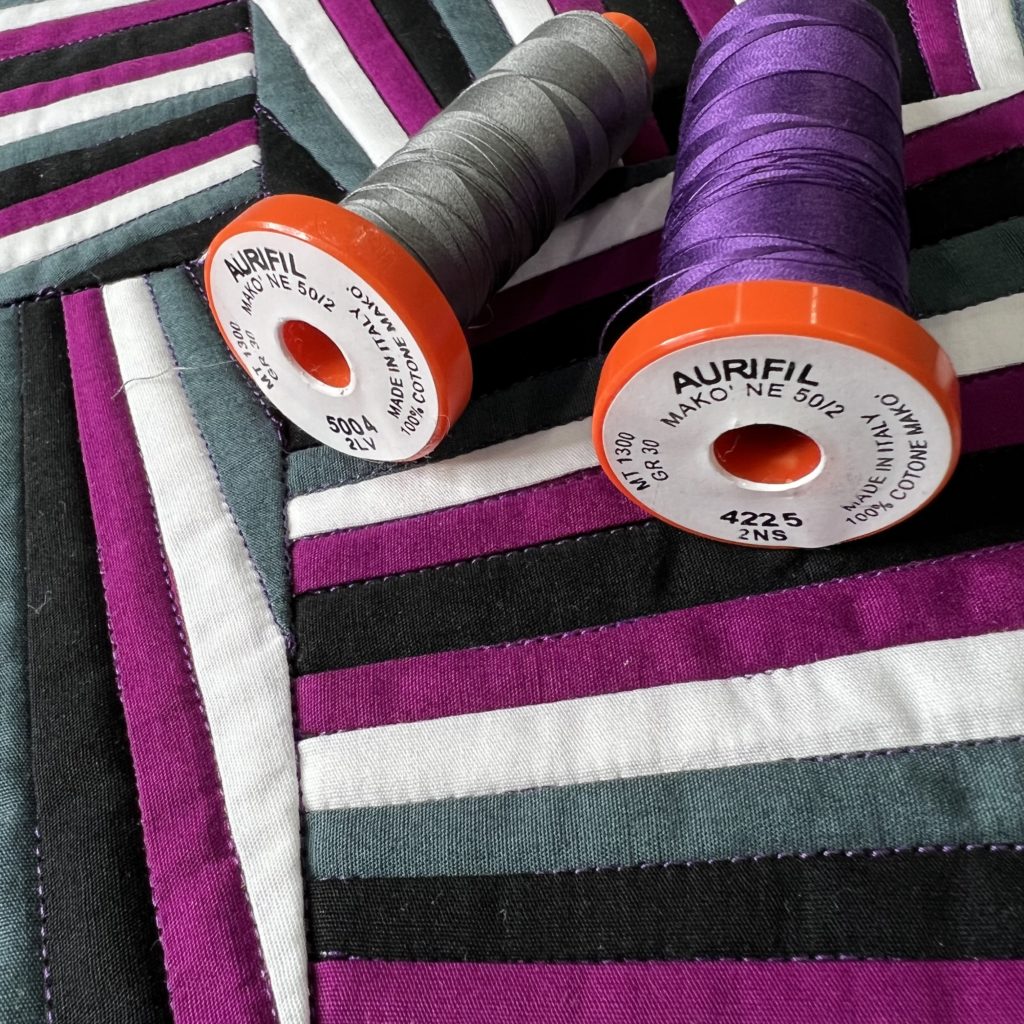 Radiant Strips Paper Pieced Quilt Block & Mini Quilt