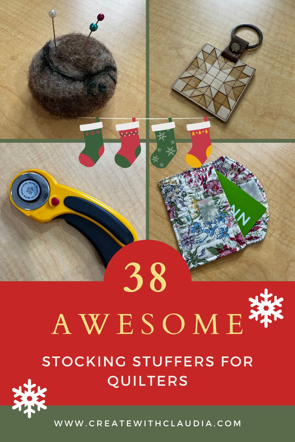 38 Awesome Stocking Stuffers for Quilters - Create with Claudia