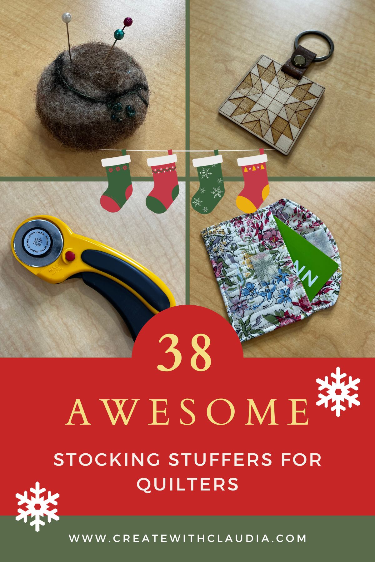 38 Awesome Stocking Stuffers for Quilters - Create with Claudia, image size:1200x1800