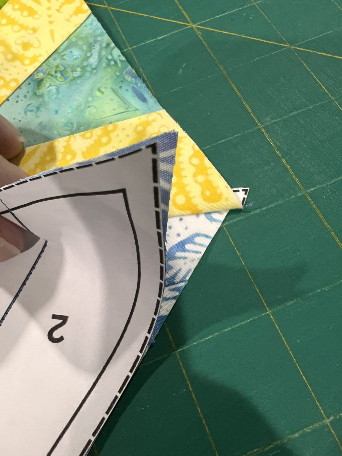 Jeweled Triangles Table Runner - Create with Claudia